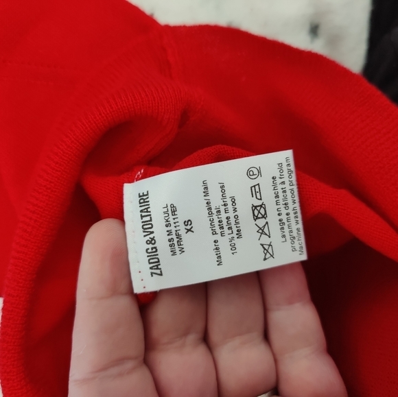 ZADIG & VOLTAIRE Red Skull sweater - Picture 10 of 14